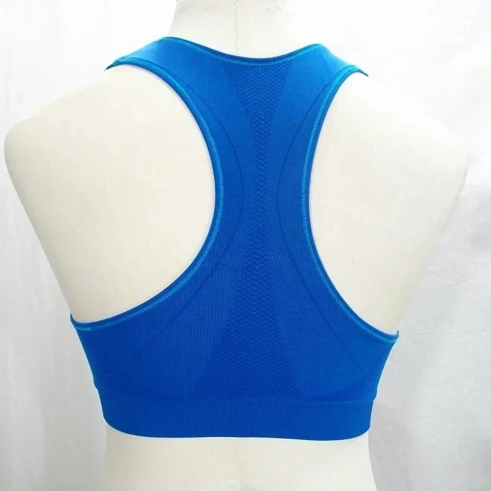 SMALL Champion 2900 Seamless Wire Free‎ Sports Bra Blue NWT